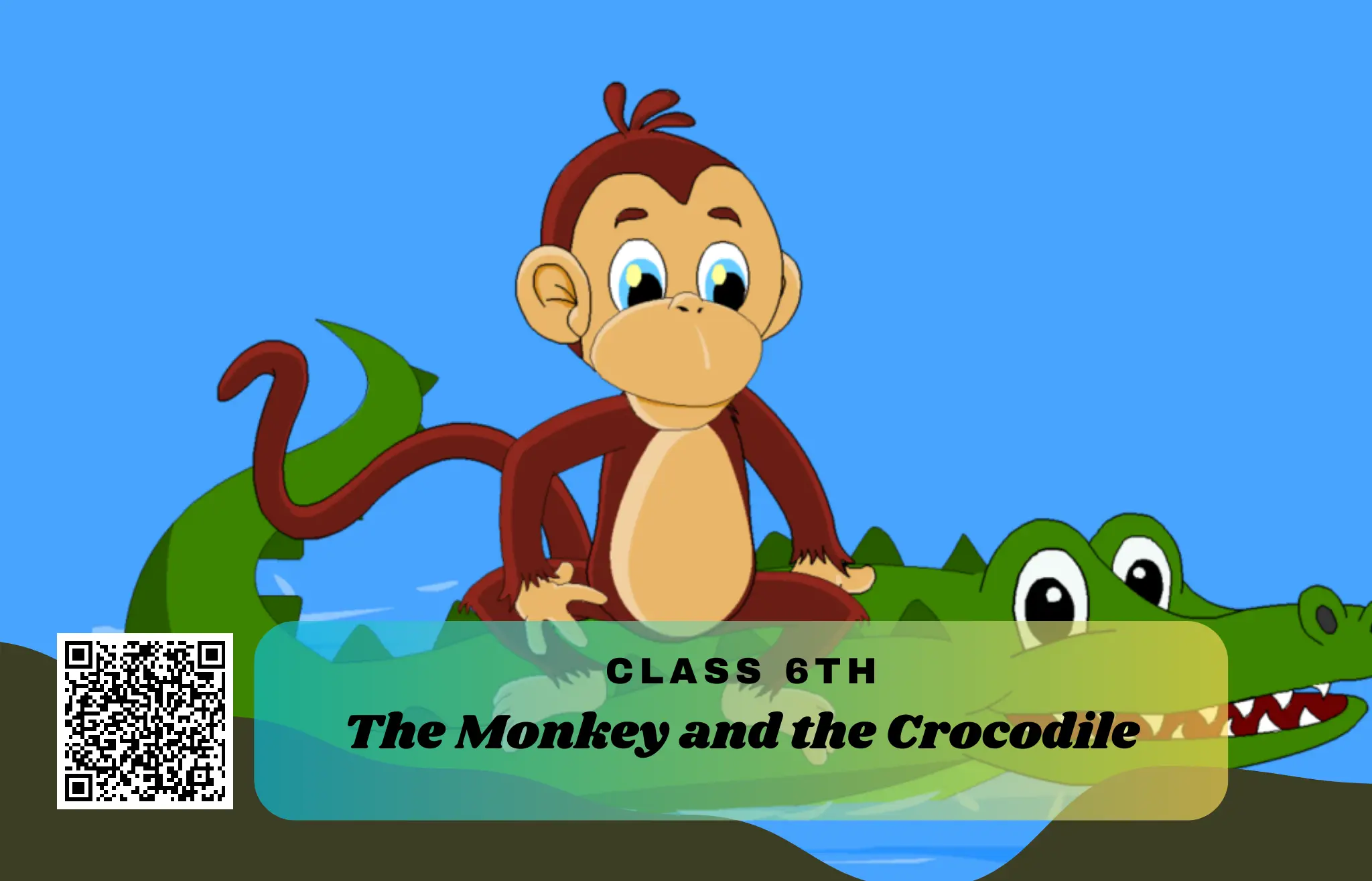 NCERT Solutions for Class 6 English Chapter 6 The Monkey and the Crocodile
