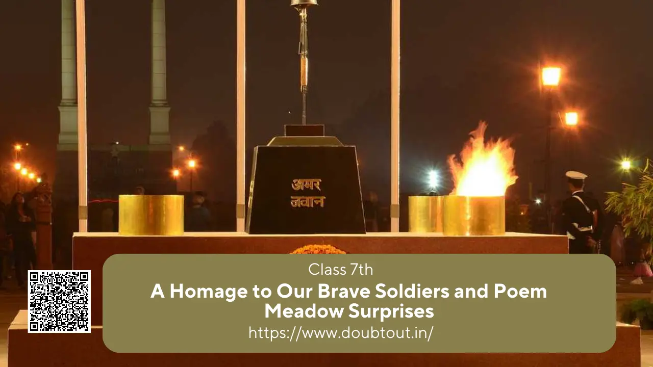 NCERT-Solutions-for-Class-7-English-Unit-8-A-Homage-to-Our-Brave-Soldiers-and-Poem-Meadow-Surprises