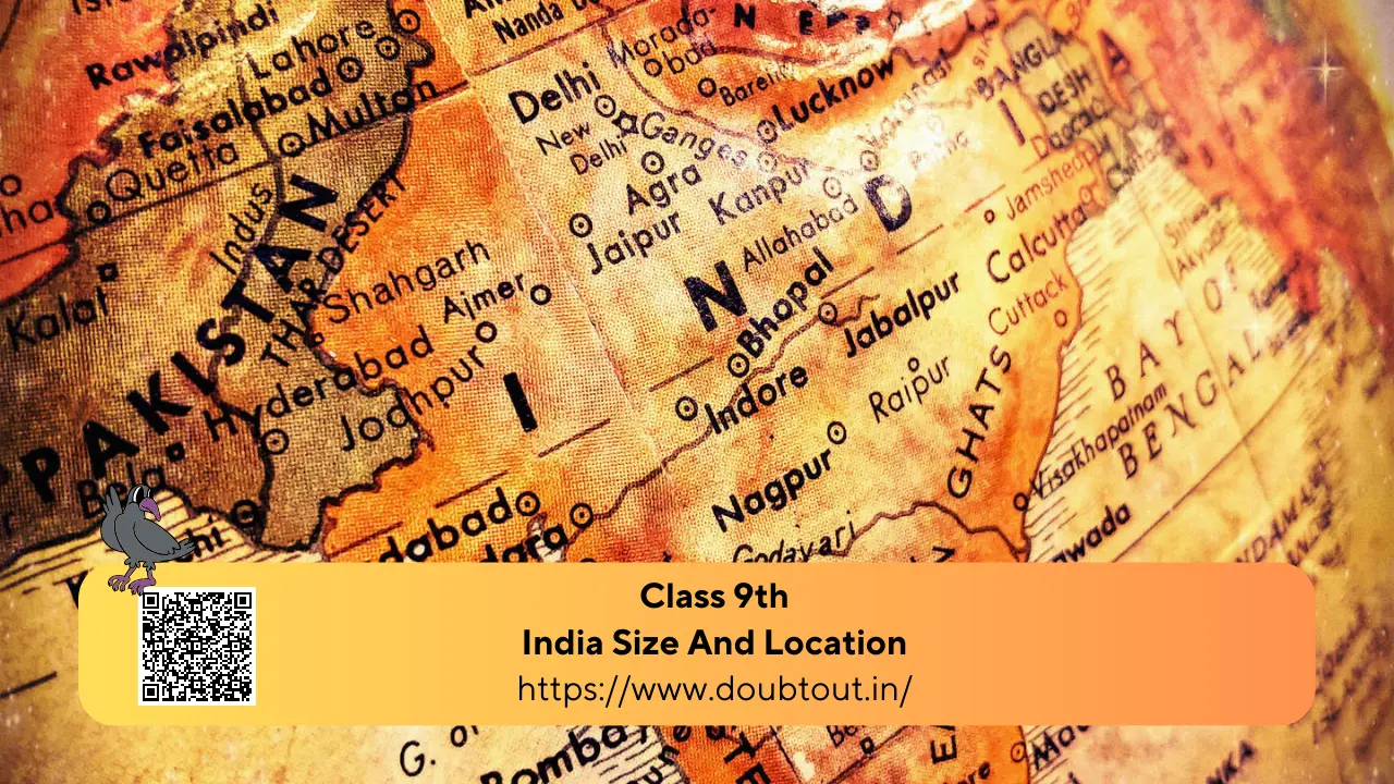 NCERT Solutions For Class 9 Geography Chapter 1 India Size And Location (Updated Pattern )