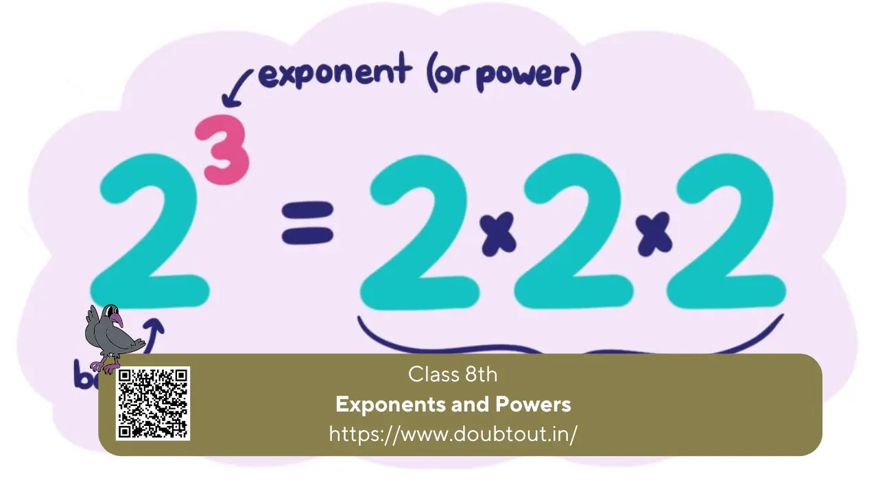 NCERT Solutions for Class 8 Maths Chapter 10 Exponents and Powers (Updated Pattern)