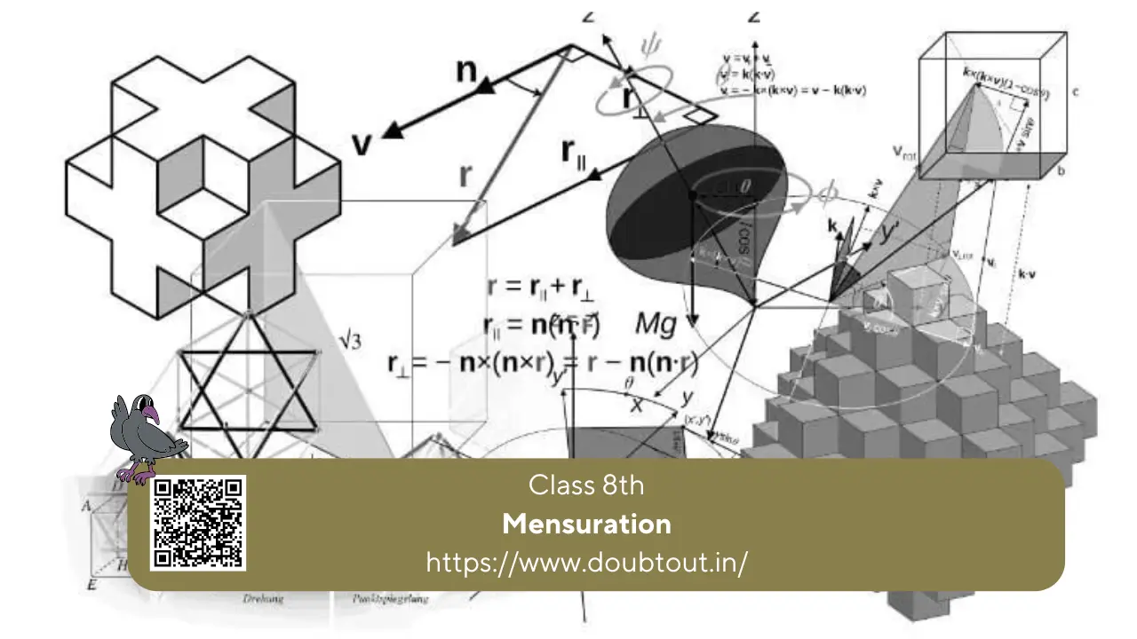 NCERT Solutions for Class 8 Maths Chapter 9 Mensuration